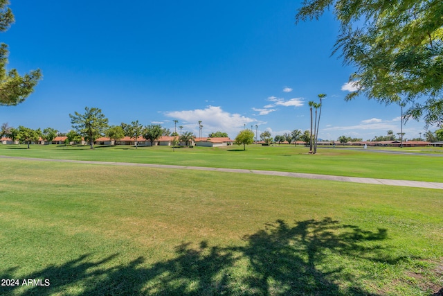 view of home's community featuring a yard