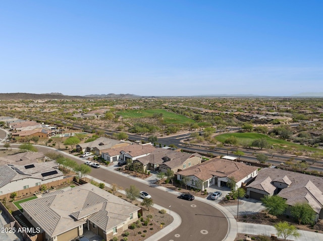 31490 N 126th Ln, Peoria, AZ 85383 - birds eye view of property with a mountain view and a residential view