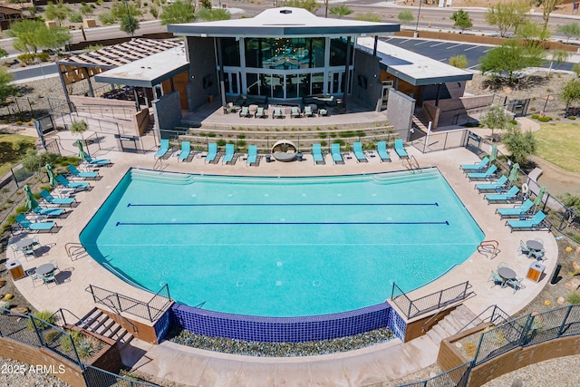 31490 N 126th Ln, Peoria, AZ 85383 - view of pool featuring a patio area and fence