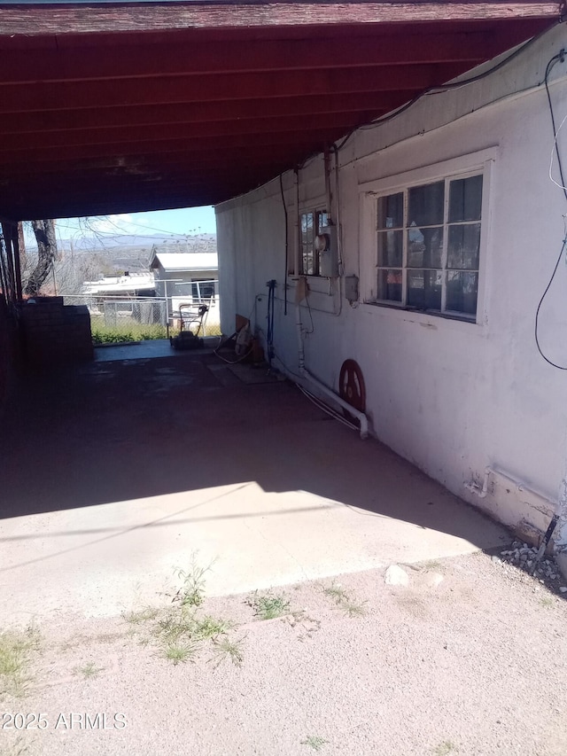 102 N Verdugo Pl, Mammoth, AZ 85618 - view of patio / terrace featuring an attached carport