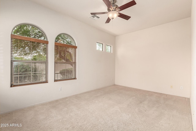 2600 E Hazeltine Way, Chandler, AZ 85249 - unfurnished room with a ceiling fan, carpet floors, and visible vents
