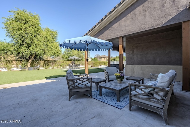 22709 S 202nd St, Queen Creek, AZ 85142 - view of patio featuring outdoor lounge area
