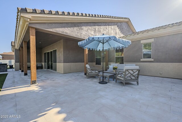 22709 S 202nd St, Queen Creek, AZ 85142 - view of patio with an outdoor living space