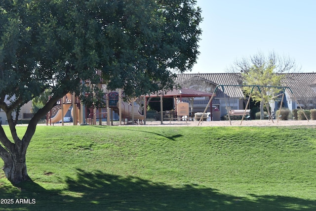 exterior space with playground community