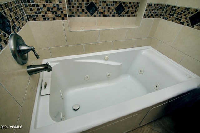 bathroom with a bathing tub