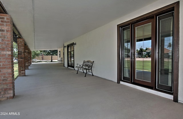 view of patio / terrace featuring covered porch