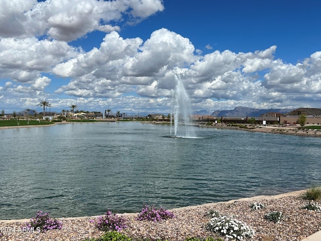 view of water feature