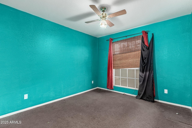 510 W Amoroso Dr, Gilbert, AZ 85233 - carpeted spare room featuring baseboards and ceiling fan