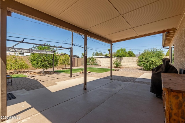 538 E Estevan Ave, Apache Junction, AZ 85119 - fenced backyard featuring a patio