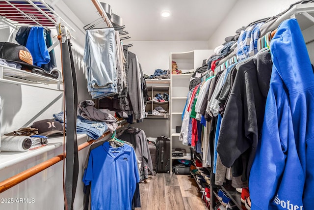 9169 W Ludlow Dr W, Peoria, AZ 85381 - walk in closet featuring wood finished floors