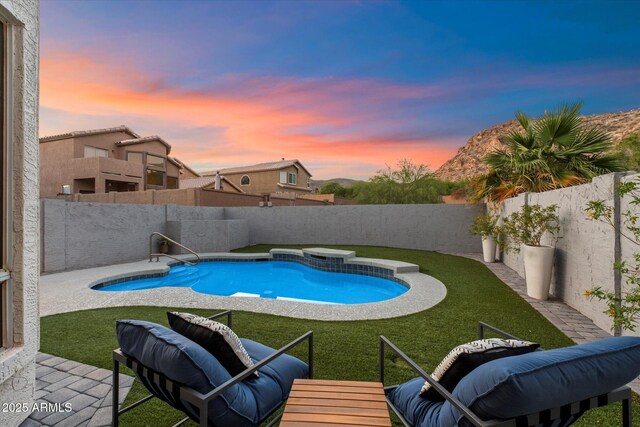 view of pool