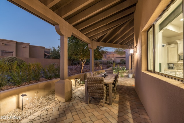 view of patio