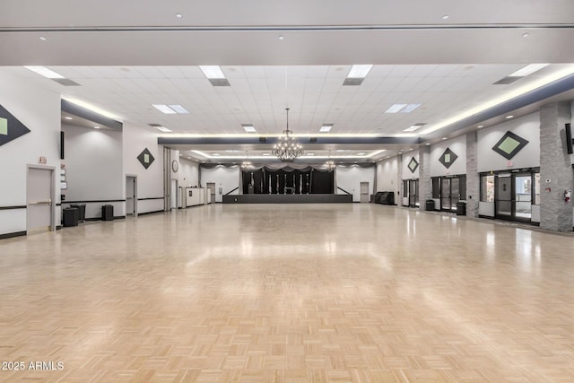 6621 S Coral Gable Dr, Chandler, AZ 85249 - miscellaneous room with a high ceiling, a paneled ceiling, and baseboards