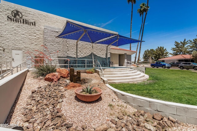 6621 S Coral Gable Dr, Chandler, AZ 85249 - back of property featuring a yard