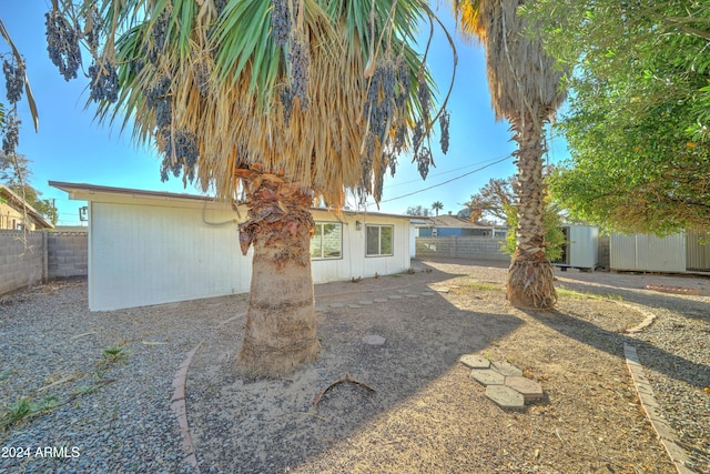 view of back of property