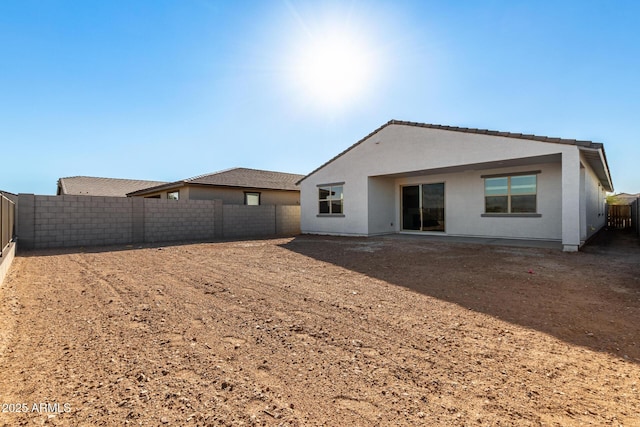 view of rear view of property