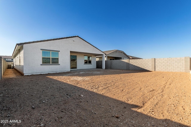 view of rear view of property