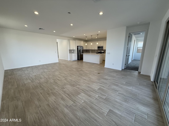 view of unfurnished living room