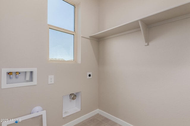 9412 E Sequence Ave, Mesa, AZ 85212 - laundry area with electric dryer hookup and hookup for a washing machine