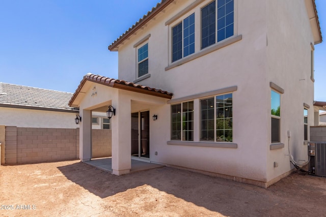 9412 E Sequence Ave, Mesa, AZ 85212 - back of property with a patio, a tile roof, and stucco siding