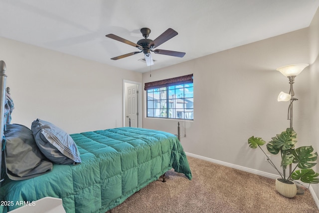 308 E Sheffield Ct, Gilbert, AZ 85296 - bedroom with carpet floors and a ceiling fan