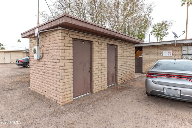 view of outbuilding
