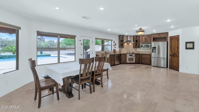 3611 E Ahwatukee Dr, Phoenix, AZ 85044 - dining room with recessed lighting
