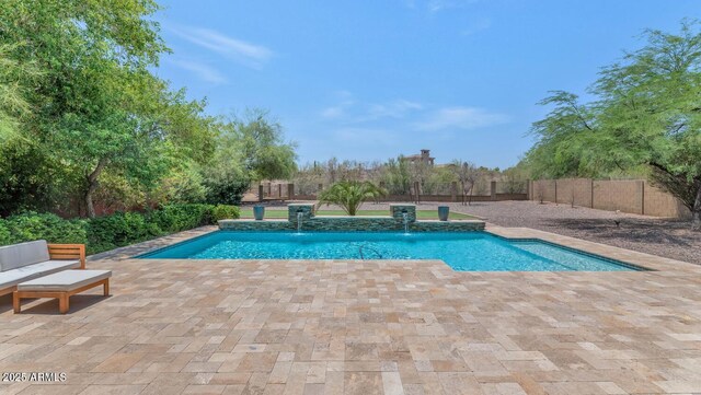 3611 E Ahwatukee Dr, Phoenix, AZ 85044 - view of pool with a patio and a fenced backyard