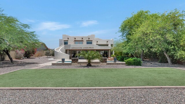 3611 E Ahwatukee Dr, Phoenix, AZ 85044 - view of grassy yard featuring a patio