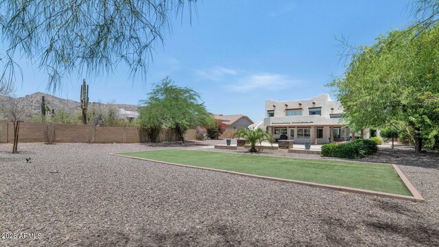 3611 E Ahwatukee Dr, Phoenix, AZ 85044 - view of yard featuring a mountain view