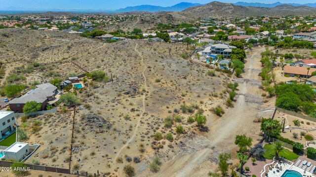 3611 E Ahwatukee Dr, Phoenix, AZ 85044 - aerial perspective of suburban area featuring a mountain backdrop and a desert landscape