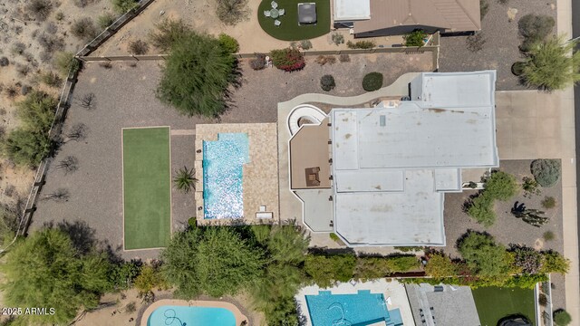 3611 E Ahwatukee Dr, Phoenix, AZ 85044 - aerial view of a pool