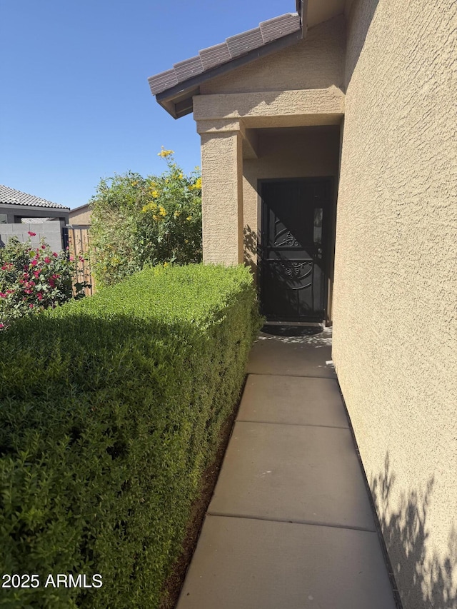 10236 W Wood St, Tolleson, AZ 85353 - entrance to property with stucco siding