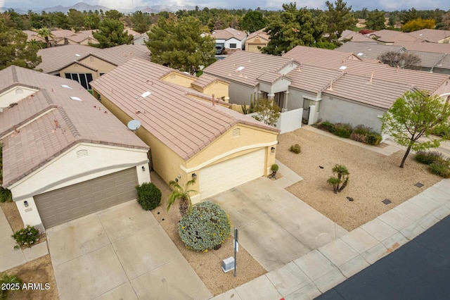 birds eye view of property featuring a residential view