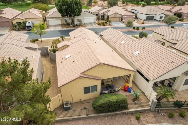 drone / aerial view featuring a residential view