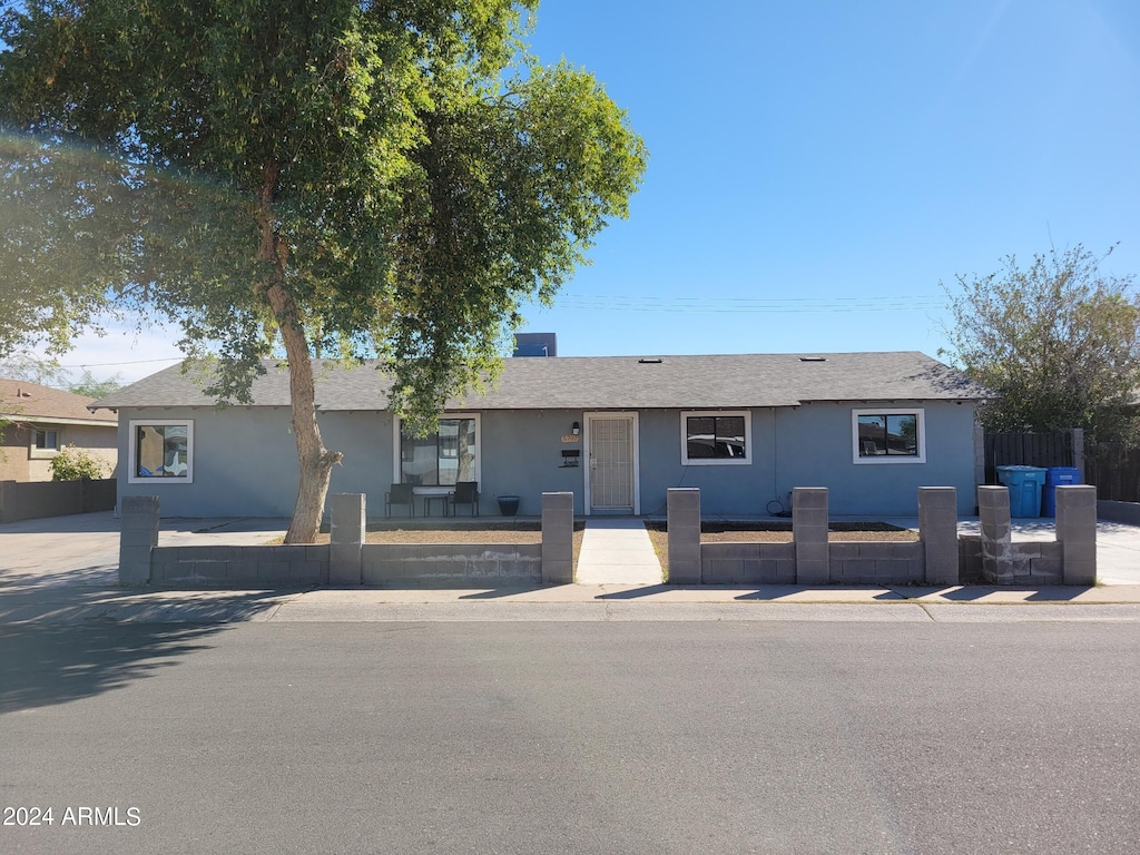 view of ranch-style house