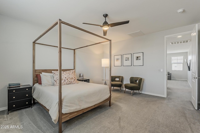 9352 E Saturn Ave, Mesa, AZ 85212 - carpeted bedroom featuring baseboards and ceiling fan