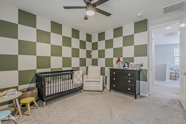 9352 E Saturn Ave, Mesa, AZ 85212 - bedroom with light colored carpet and a crib
