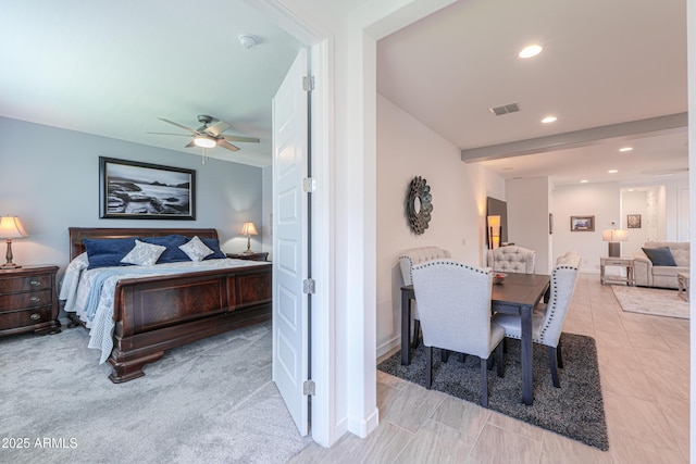 2929 E Mohave Ln, Apache Junction, AZ 85119 - dining area featuring a ceiling fan and recessed lighting
