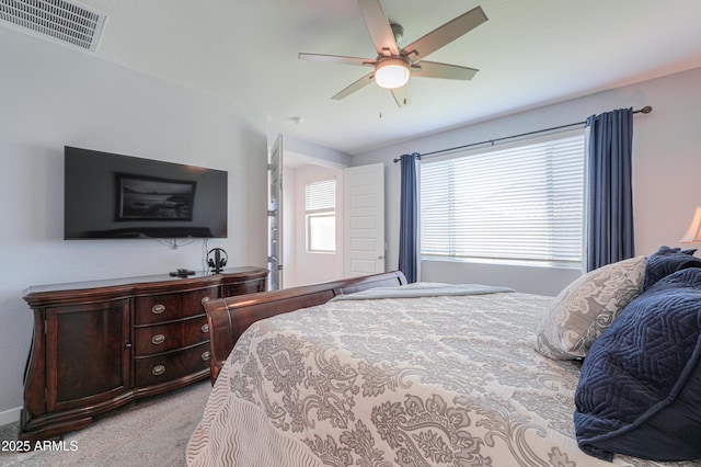2929 E Mohave Ln, Apache Junction, AZ 85119 - bedroom with light carpet and ceiling fan