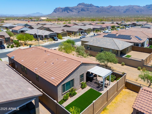 2929 E Mohave Ln, Apache Junction, AZ 85119 - aerial view of residential area featuring mountains