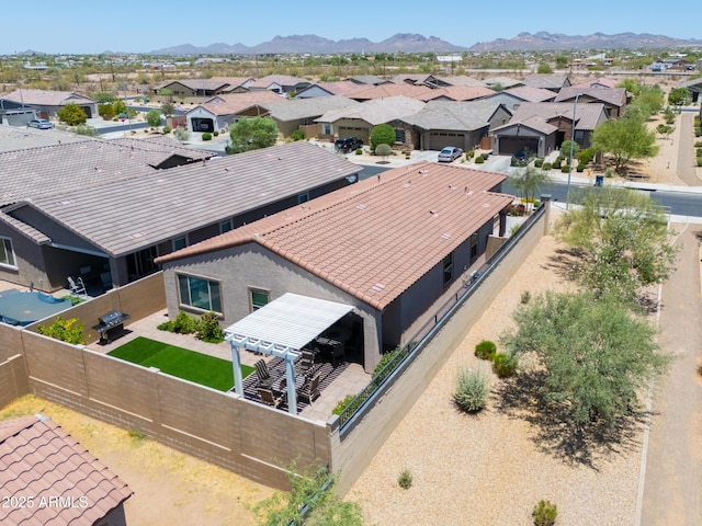 2929 E Mohave Ln, Apache Junction, AZ 85119 - aerial view of residential area featuring a mountain backdrop