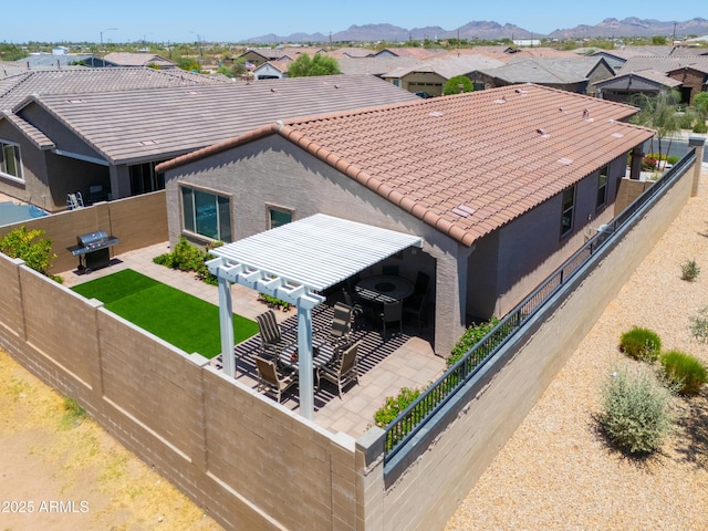 2929 E Mohave Ln, Apache Junction, AZ 85119 - aerial view of residential area featuring mountains