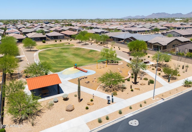 2929 E Mohave Ln, Apache Junction, AZ 85119 - aerial view of residential area featuring a mountain backdrop
