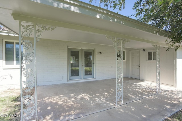 exterior space featuring a patio