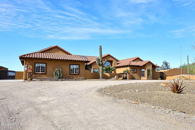 view of front of home