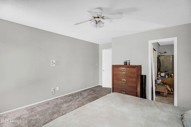 3608 W Harrison St, Chandler, AZ 85226 - carpeted bedroom featuring attic access, ceiling fan, ensuite bath, and baseboards