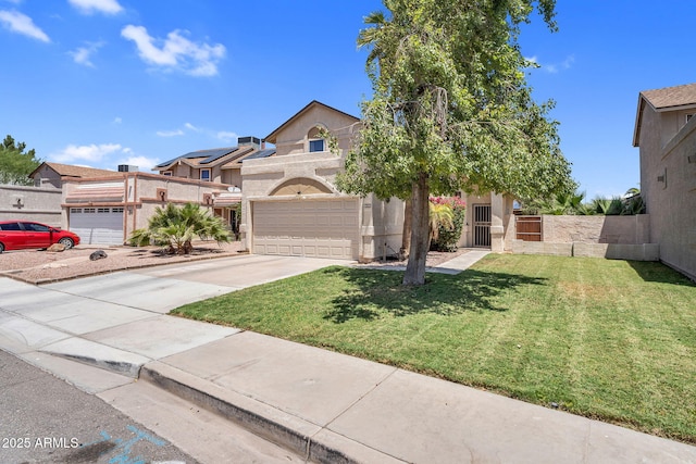 3608 W Harrison St, Chandler, AZ 85226 - view of front facade with concrete driveway and stucco siding