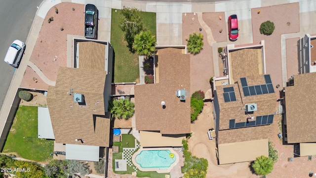 3608 W Harrison St, Chandler, AZ 85226 - aerial view of property and surrounding area with a pool