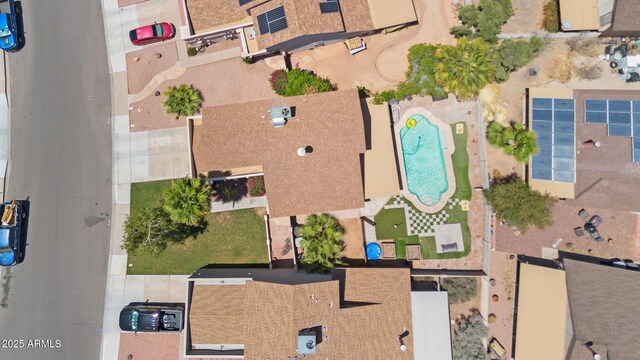 3608 W Harrison St, Chandler, AZ 85226 - drone / aerial view of a pool